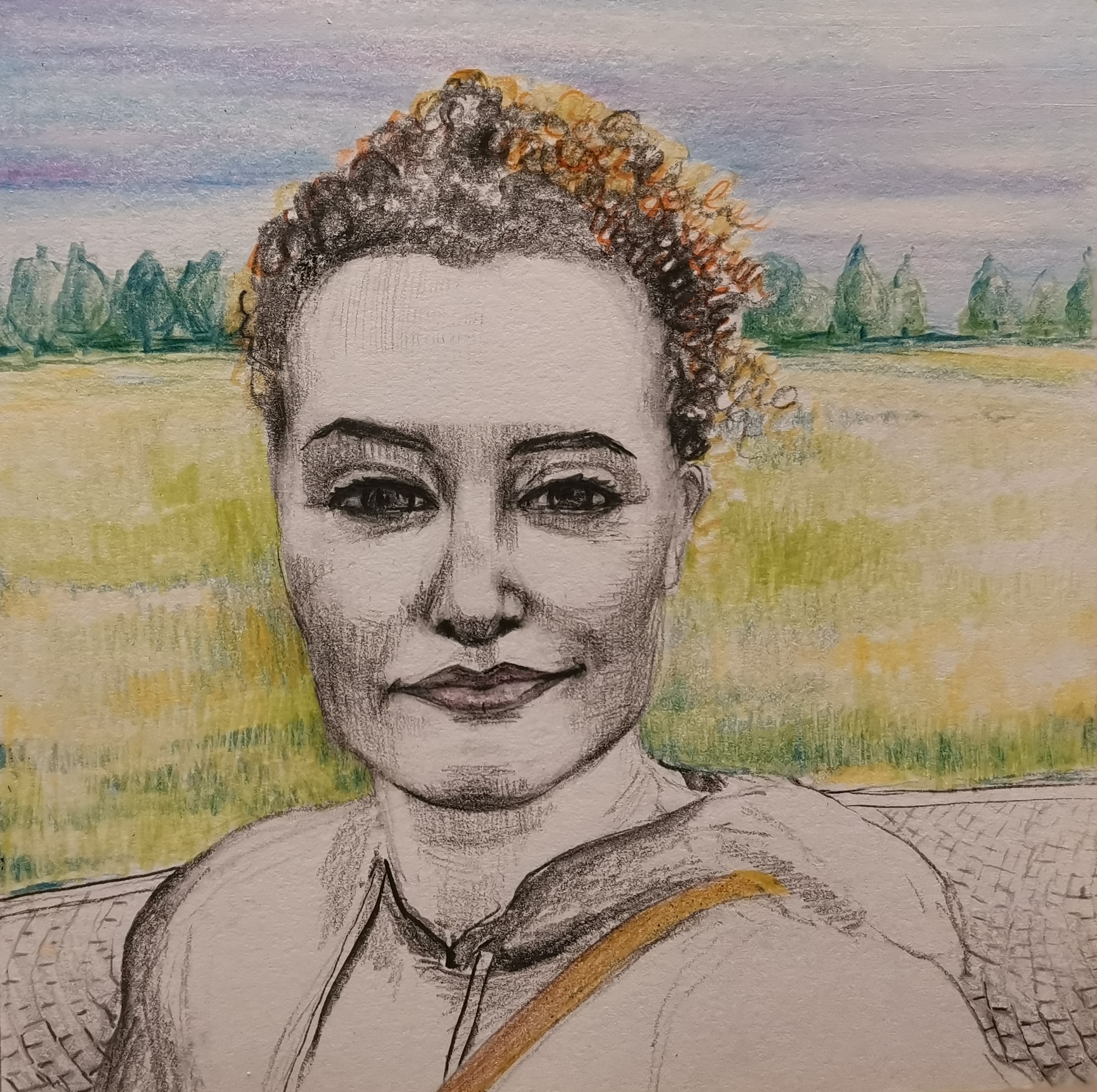 Portret kobiety w polu